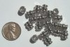 20 7x7mm Nickel Ringed Tubes